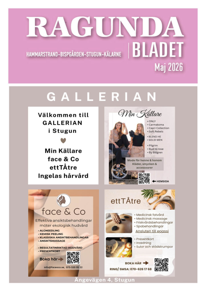 Ragundabladet framsida Maj 2026