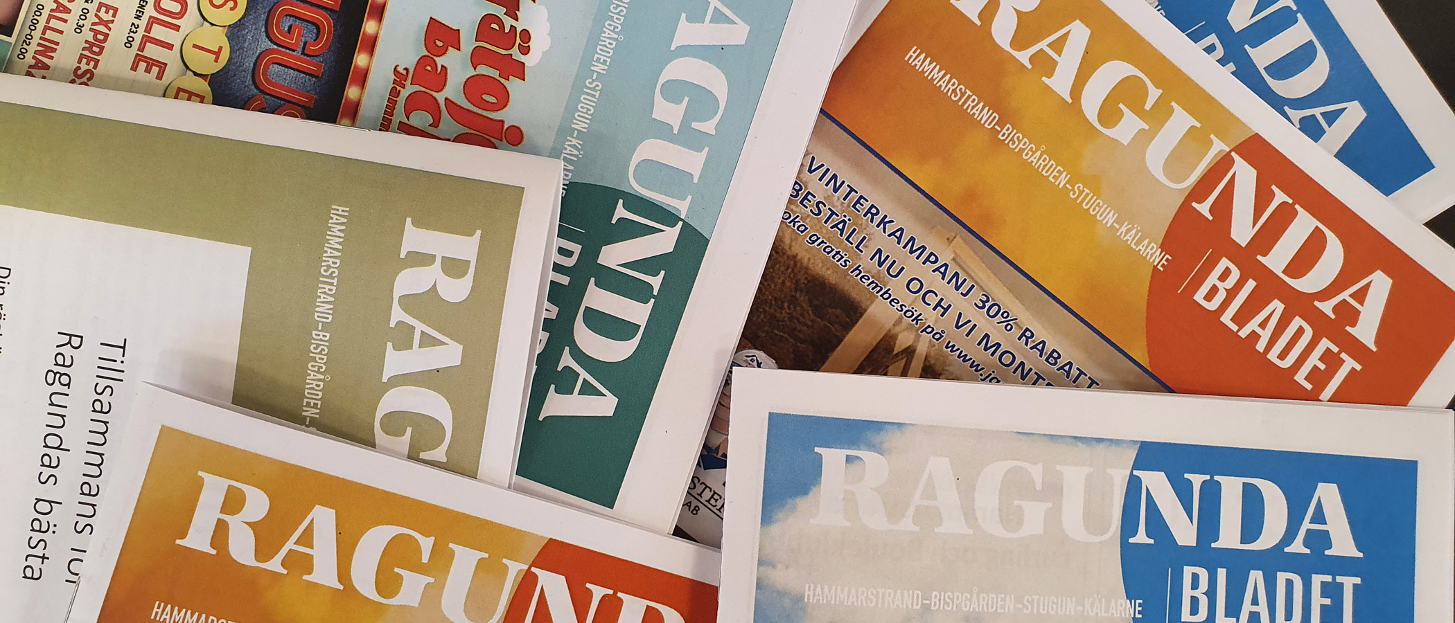Ragundabladet är en gratis tidning som ges ut till alla hushåll i Ragunda kommun